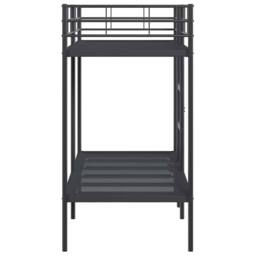 Berkfield Home Bunk Bed without Mattress Black 80x200 cm Steel - thumbnail 6