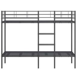 Berkfield Home Bunk Bed without Mattress Black 80x200 cm Steel - thumbnail 5