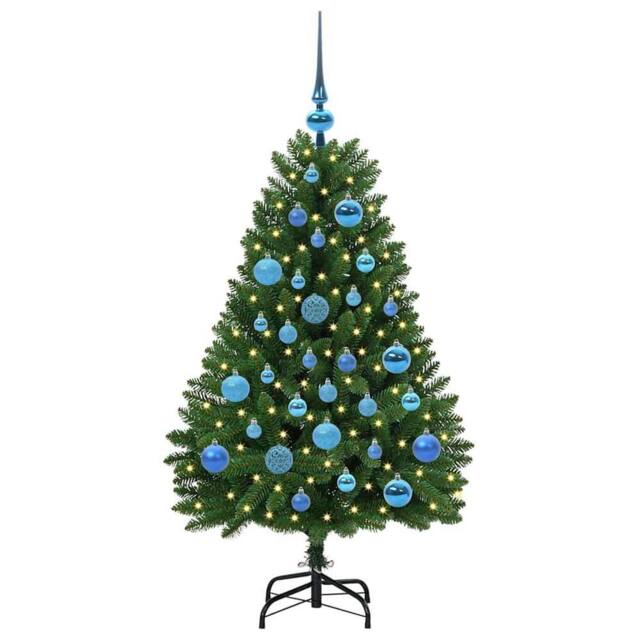 Berkfield Home Elegant Artificial Christmas Tree with Stand Green 120 cm PVC and - image 1