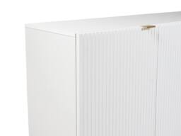 Vente-unique 4 - Door Buffet - MDF & Steel - White & Gold - YESINIA - thumbnail 9