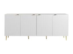 Vente-unique 4 - Door Buffet - MDF & Steel - White & Gold - YESINIA - thumbnail 2