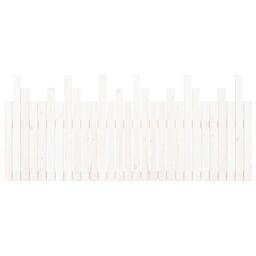 Berkfield Home Wall Headboard White 185x3x80 cm Solid Wood Pine - Size: 185 x 3 x 80 cm - thumbnail 5