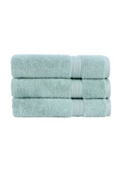 CHRISTY 'Serene' Soft Tone 100% Combed Cotton Towels in Duck Egg Blue - Size: Bath Sheet - thumbnail 4