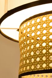 Living and Home Rattan-Woven Pendant Light in Natural - thumbnail 5