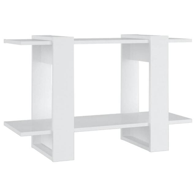 Berkfield Home Book Cabinet/Room Divider White 80x30x51 cm - Size: 80 x 30 x 51 cm - image 1