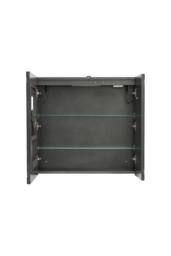 Living and Home Wall-mounted Bathroom Mirror Cabinet with Led Lights in Black - thumbnail 6