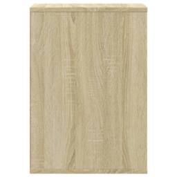 Berkfield Home Classic Corner Chest of Drawers Sonoma Oak 80x41x58 cm Engineered Wood in Light Tan - Size: 80 x 41 x 58 cm - thumbnail 6