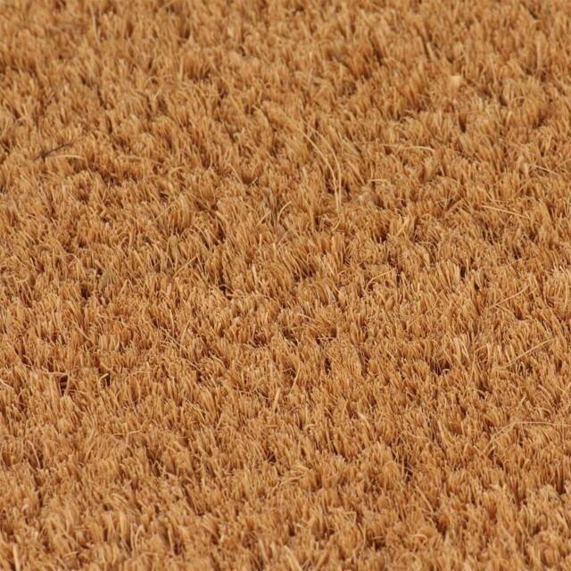 Berkfield Home Durable Door Mats 2 pcs Natural 40x60 cm Tufted Coir in Brown - image 1