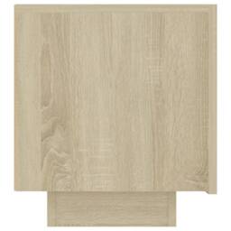 Berkfield Home Bedside Cabinet Sonoma Oak 100x35x40 cm Engineered Wood in Light Brown - Size: 100 x 35 x 40 cm - thumbnail 7