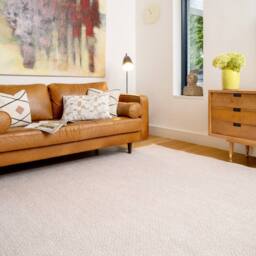 Kukoon Machine Washable Beige Cream Bobble Texture Area Rug - Size: 120 cm x 170 cm - thumbnail 2