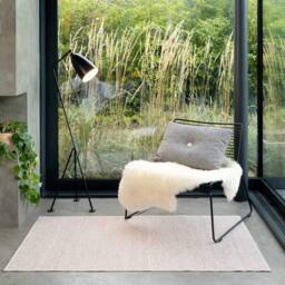 Kukoon Machine Washable Beige Cream Bobble Texture Area Rug - Size: 120 cm x 170 cm - thumbnail 6