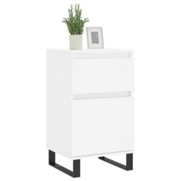 Berkfield Home Sideboards 2 pcs White 40x35x70 cm Engineered Wood - Size: 40 x 35 x 70 cm - thumbnail 3