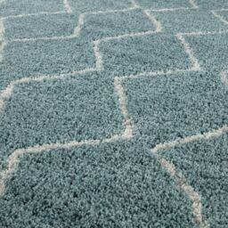 THE RUGS Soft Moroccan High Pile Shaggy Rugs & Runners Duck Egg Blue - Size: 200 cm x 290 cm - thumbnail 3