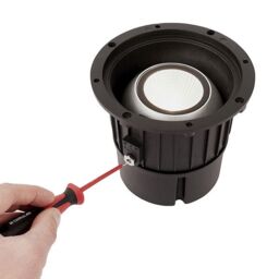 Netlighting Hoxton Outdoor 16.5W LED Recessed Ground Light Brushed Stainless Steel IP67 4000K in Grey - thumbnail 5