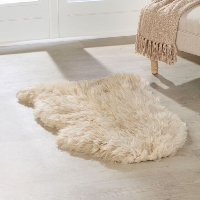 Native Natural Beige Sheepskin Rug XXL - Size: 60 cm x 120 cm - image 1