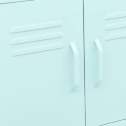 Berkfield Home Storage Cabinet Mint 60x35x56 cm Steel - Size: 60 x 35 x 56 cm - thumbnail 7