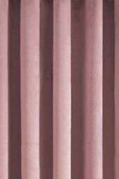 Laurence Llewelyn-Bowen 'Montrose' Velvet Blackout Eyelet Single Panel Door Curtain in Light Pink - Size: 168 cm width x 214 cm drop - thumbnail 3