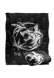 The Witcher Logo Silky Touch Super Soft Throw Blanket 152 X 127 cm in White - thumbnail 2