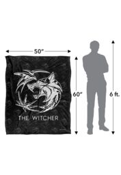 The Witcher Logo Silky Touch Super Soft Throw Blanket 152 X 127 cm in White - thumbnail 5