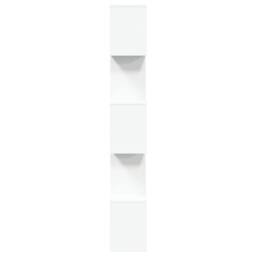 Berkfield Home Room Divider Bookcase 5-Tier White 70x24x161 cm Engineered Wood - Size: 70 x 24 x 161 cm - thumbnail 6