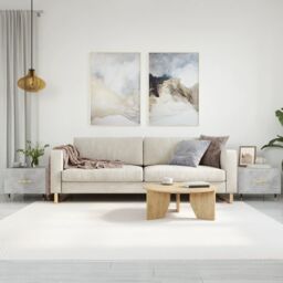 Berkfield Home Coffee Tables 2 pcs Concrete Grey 50x50x40 cm Engineered Wood - Size: 50 x 50 x 40 cm - thumbnail 1