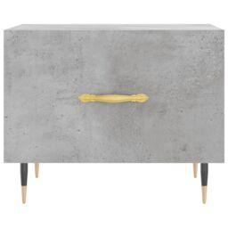 Berkfield Home Coffee Tables 2 pcs Concrete Grey 50x50x40 cm Engineered Wood - Size: 50 x 50 x 40 cm - thumbnail 6