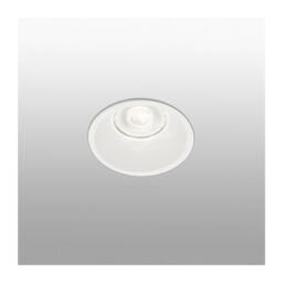Netlighting Gas 1 Light Round Recessed Spotlight White GU10 - thumbnail 1