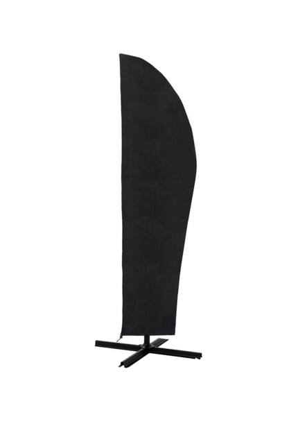 Living and Home 0.72m W x 2.61m H Outdoor Waterproof Banana Umbrella Parasol Cover in Black - image 1