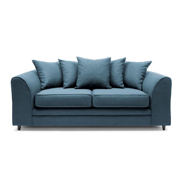 Abakus Direct Darcy 2 Seater Sofa in Smart Linen Fabric 4 colours in Teal - image 1