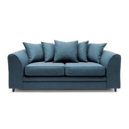 Abakus Direct Darcy 2 Seater Sofa in Smart Linen Fabric 4 colours in Teal