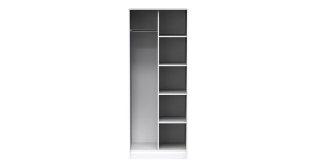 Ready Assembled 2 U Dallas Open Wardrobe (Ready Assembled) in White - image 1