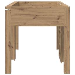 Berkfield Home Bunk Bed for Kids Artisan Oak 100 x 200 cm Engineered wood in Brown - thumbnail 6