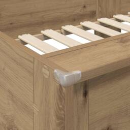 Berkfield Home Bunk Bed for Kids Artisan Oak 100 x 200 cm Engineered wood in Brown - thumbnail 8