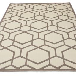 The Rug Shop UK Chequered Grey Modern Easy to clean Machine Made Rug - Size: 160 cm x 230 cm - thumbnail 2