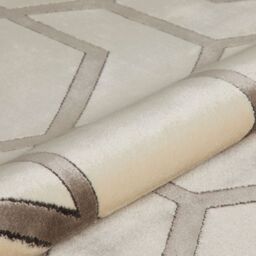 The Rug Shop UK Chequered Grey Modern Easy to clean Machine Made Rug - Size: 160 cm x 230 cm - thumbnail 4