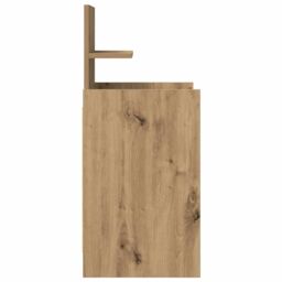 Berkfield Home Bedside Cabinets with 2 Drawers 2 pcs Artisan Oak 38x34x80 cm in Brown - Size: 38 x 34 x 80 cm - thumbnail 8