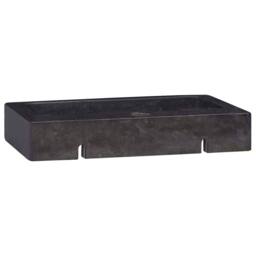 Berkfield Home Sink Black 38x24x6.5 cm Marble - thumbnail 6