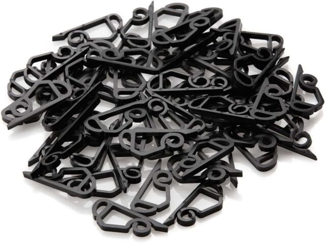 Hangups Men's Hang Ups Black Gutter & Shingle Hooks 100/Pack - image 1
