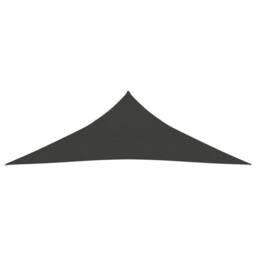 Berkfield Home Sunshade Sail 160 g/m ² Anthracite 2.5x2.5x3.5 m HDPE in Black - thumbnail 2