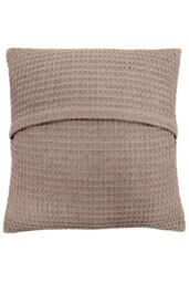 Appletree 'Bruges' Filled Cushion With Geo Waffle Texture in Natural - Size: 43 cm x 43 cm - thumbnail 2
