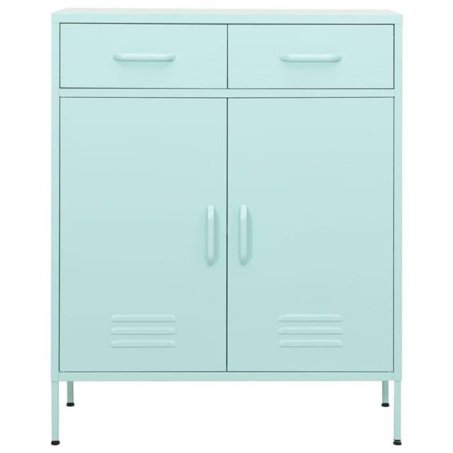 Berkfield Home Storage Cabinet Mint 80x35x101.5 cm Steel - image 1