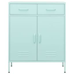 Berkfield Home Storage Cabinet Mint 80x35x101.5 cm Steel - thumbnail 1