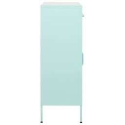 Berkfield Home Storage Cabinet Mint 80x35x101.5 cm Steel - thumbnail 3