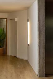 Netlighting Kiva 120cm Bathroom Wall Lamp Chrome IP44 3000K in Silver - thumbnail 2