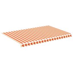 Berkfield Home Replacement Fabric for Awning Yellow & Orange 4.5x3 m