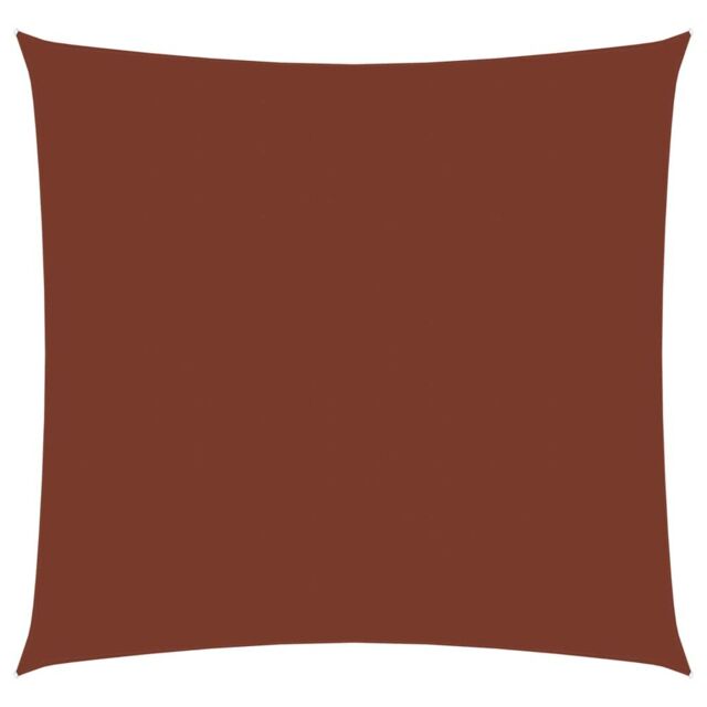 Berkfield Home Sunshade Sail Oxford Fabric Square 6x6 m Terracotta in Orange - image 1