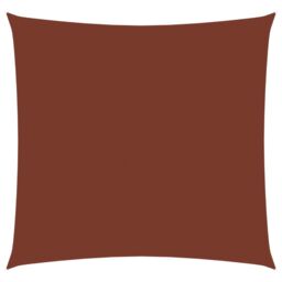 Berkfield Home Sunshade Sail Oxford Fabric Square 6x6 m Terracotta in Orange - thumbnail 1