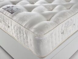 Somnior The Cashmere 2000 - Natural Thermo Balance Medium Firm Mattress in White - Size: King - thumbnail 4