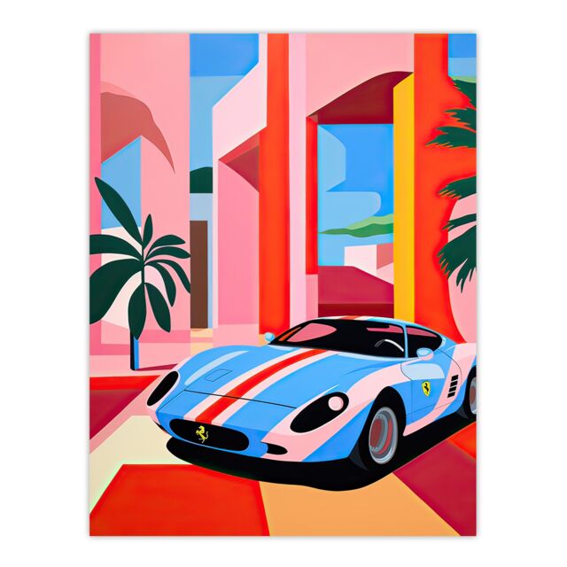 "Artery8 Wall Art Print Luxury is a State of Mind Graphic Sports Car Racing Poster - Size: W18"" x H24""" - image 1