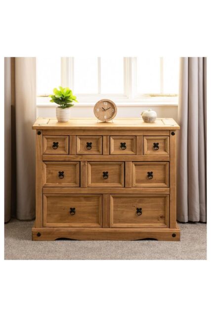 Seconique Corona 4+3+2 Drawer Merchant Chest in Natural - image 1